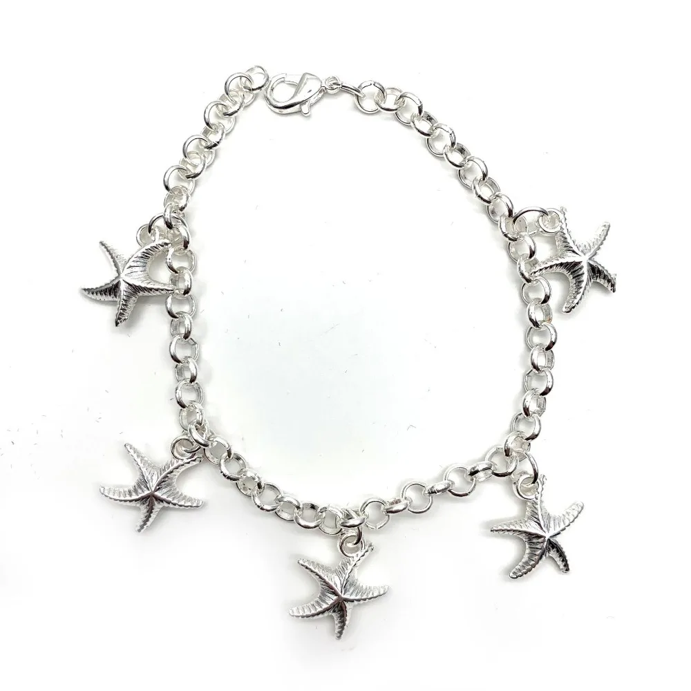 New fashion classic charm rippled starfish woman holiday jewelry bracelet Daily leisure sweet romantic style shipping | Украшения и