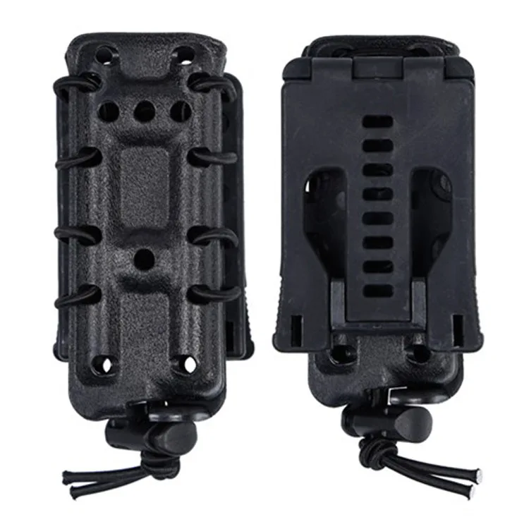Black-C Военный страйкбол Тактический Скорпион 9 мм FastMag один Molle подсумок быстро Mag держатель сумка охотничий пистолет Mag кобура - Цвет: Black-C
