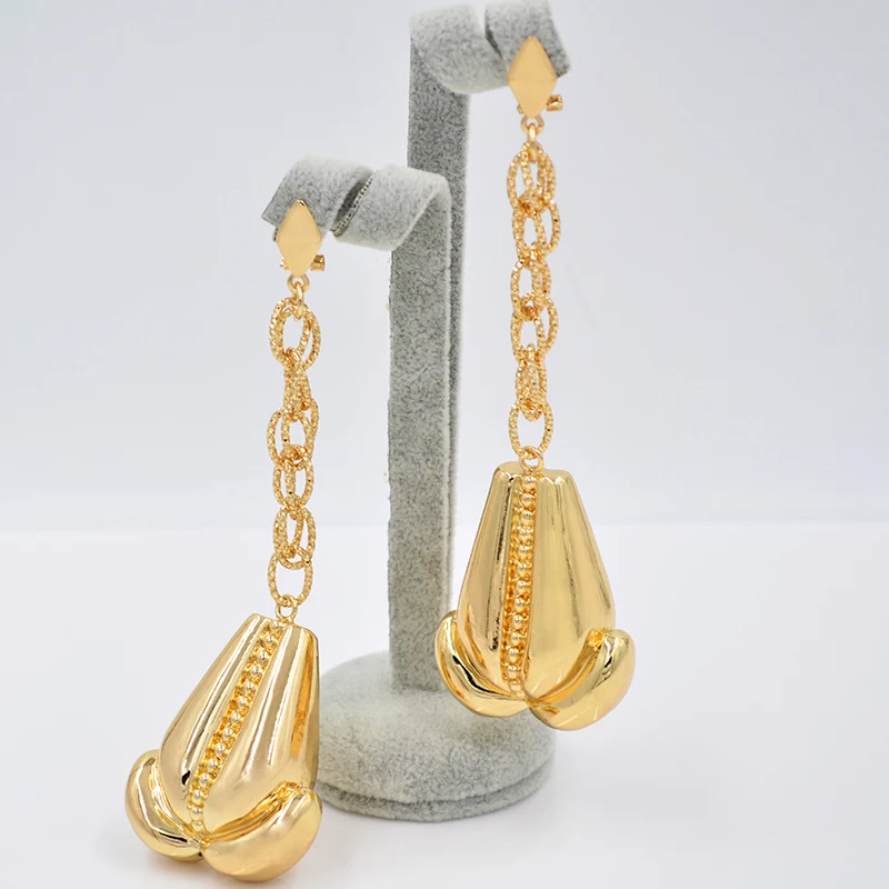Sunny Jewelry массивные Дубай лягушка медные комплекты украшений для женщин длинные