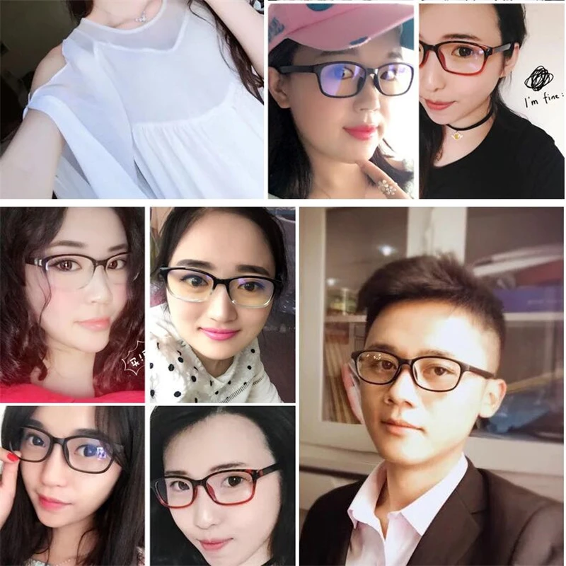 Очки для близорукости с защитой от сисветильник женщин и мужчин модные очки из