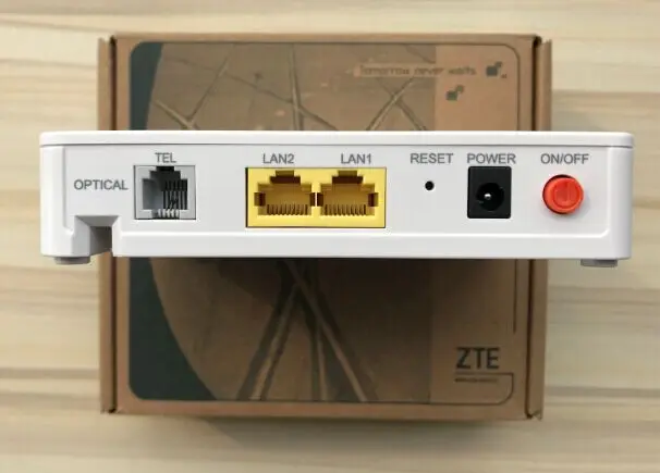Новый GPON ONU ZXHN ZTE F603 2 lan + 1 голос протокол SIP английский интерфейс с китайским