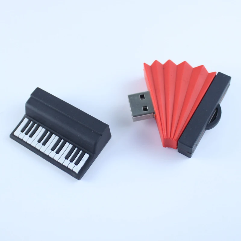 Музыкальный инструмент аккордеон мультфильм USB флеш накопитель 4 ГБ 8 оперативной