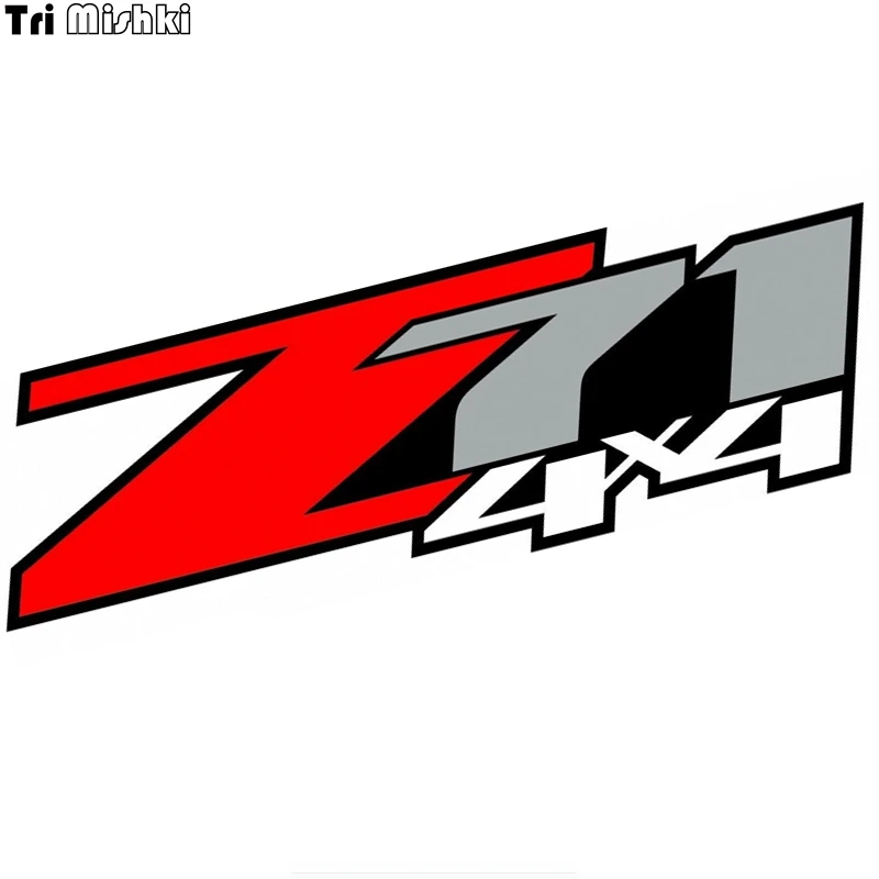 Tri Mishki WCS296 23*7 5 см 30*10 chevy z71 бездорожье 4x4 грузовик переводная наклейка с забавным