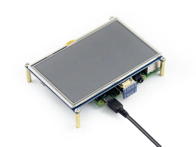 Raspberry Pi 3 Model B/4B/B +/A + 5 дюймов HDMI GPIO резистивный сенсорный ЖК дисплей дюймов|raspberry pi|pi