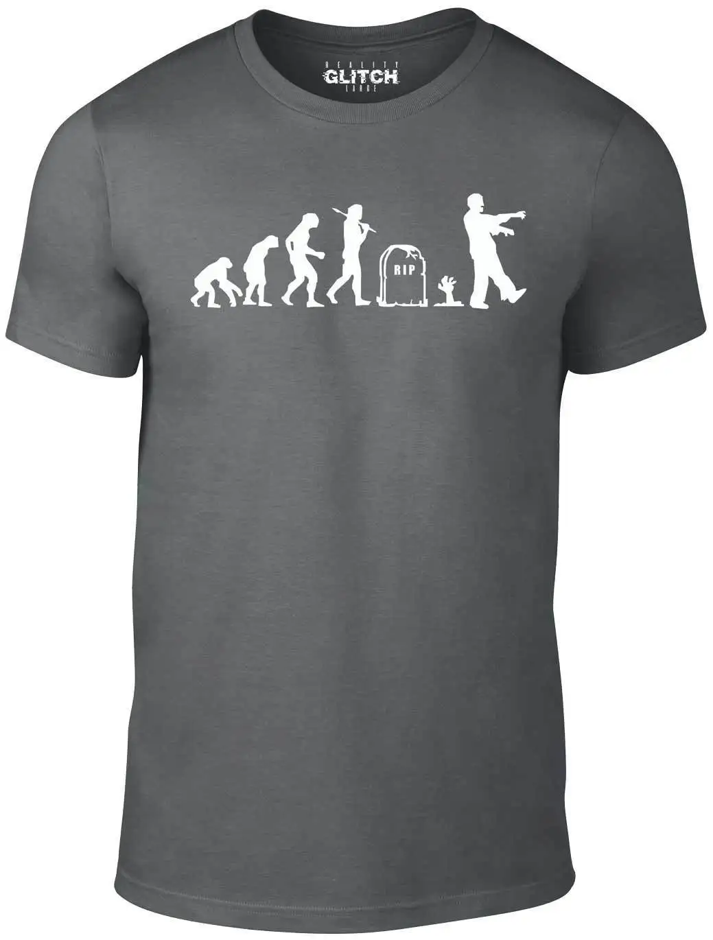 Zombie Evolution T-shirt - T Shirt Funny Zombies humour Living Dead walking Cool Casual pride t shirt men Unisex New Fashion | Мужская