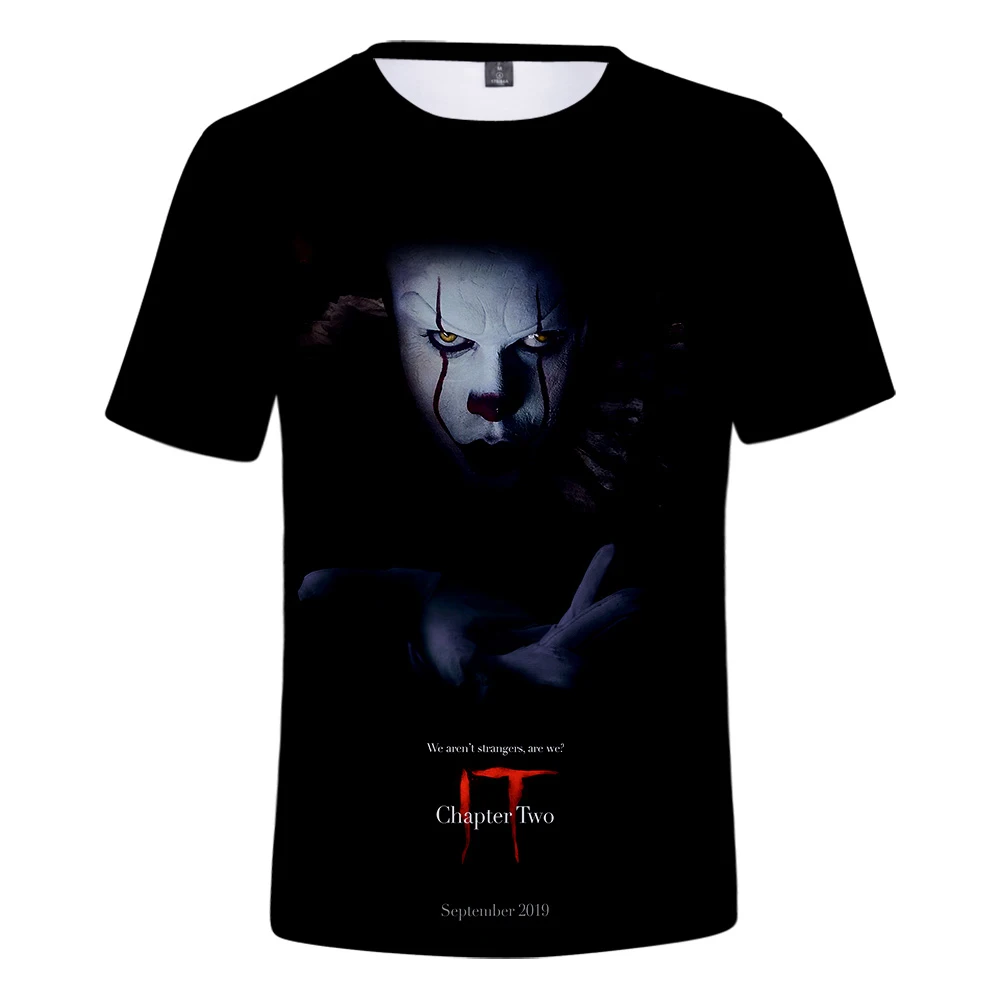 

New Summer Fashion Short Sleeve tshirt it-chapter 2 3D T-Shirt Short Sleeve Print It-chapter 2 Casual Comfort 3D T-Shirt xxs-4xl