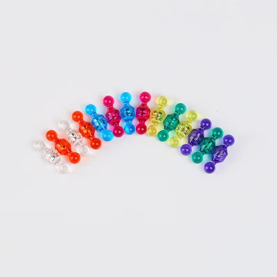 10 шт. DIY сильные цветные магнитные Thumbtacks неодимовые заметки Pin магниты белая доска прозрачный цвет