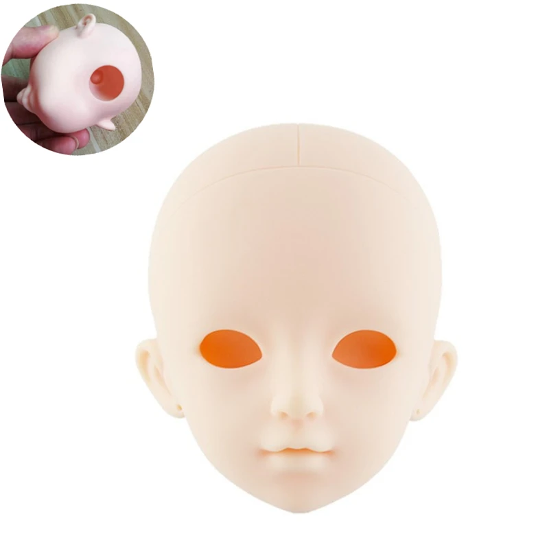 42cm Doll Head 36/42/60 см 24 шара шарнирная кукла тело подвижная BJD Обнаженная кукла женская фигура тело DIY игрушка игрушки для девочек подарок - Цвет: 42cm Doll Head