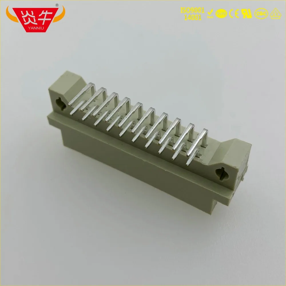 50 шт. 220 DIN41612 DIN разъем 710 1100 2120 R 2*10P 20PIN мужской правый Угловые булавки Европейский