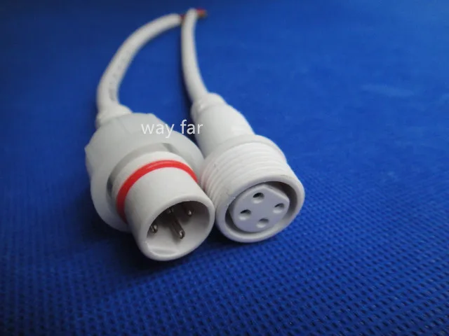 5 pairs 2 Core 3 core 4 pin Waterproof Power Cord Led Strip Wire Connector 20cmIP65 waterproof Pigtail | Обустройство дома