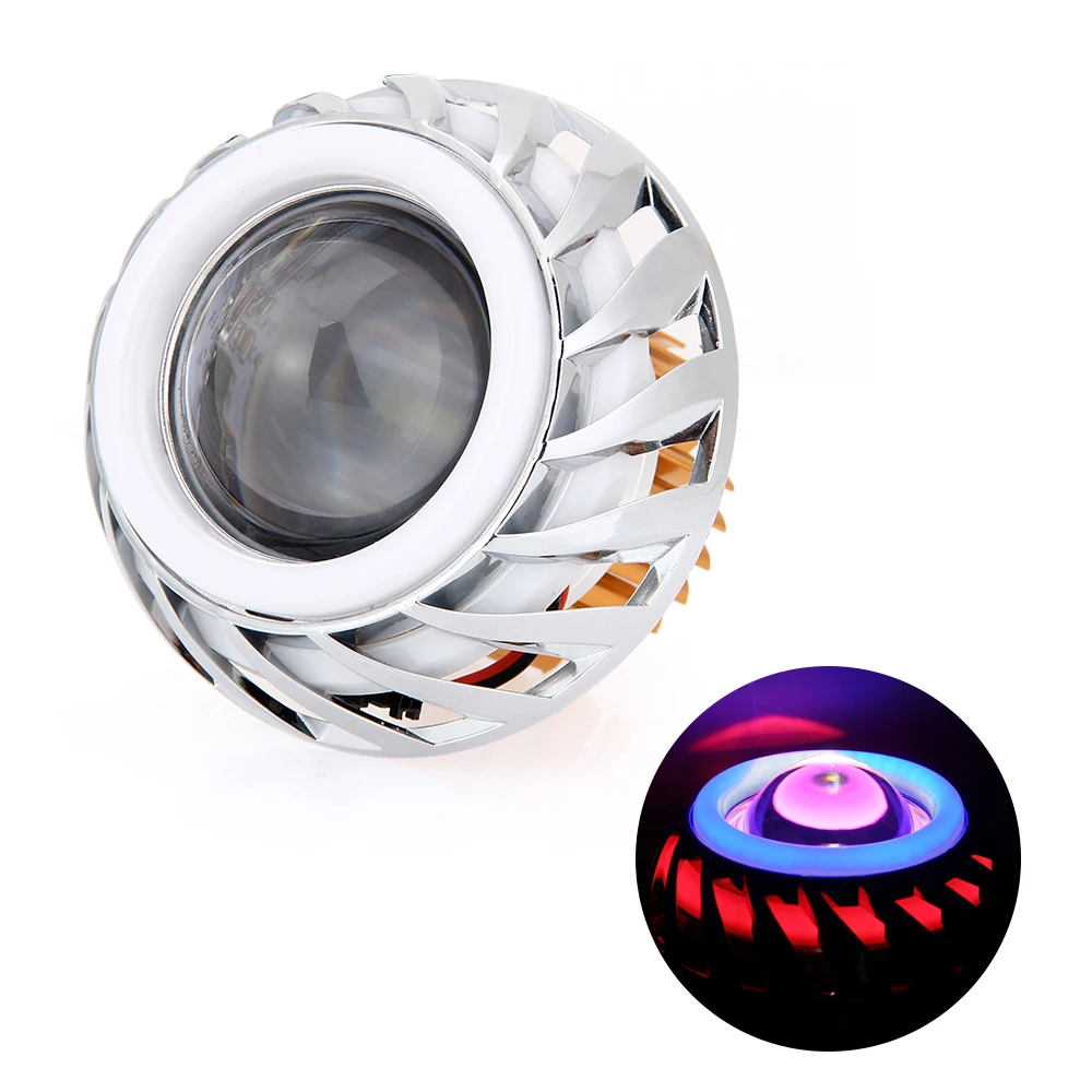 Carchet 12 Вт Moto rcycle Светодиодные фары В 1200lm Head светлое пятно luces де ла cicleta красный