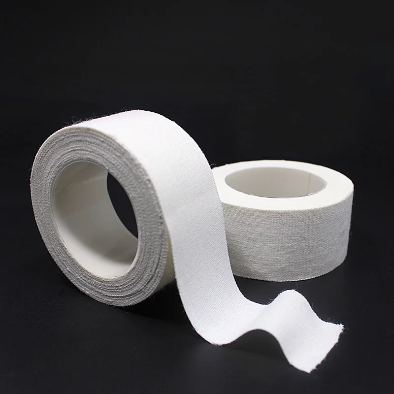 

10 Rolls/Lot Medical Tape Breathable PE/Cotton/Nonwoven Paper Hypo-allergenic Tape Household Emergency First Aid Accessories