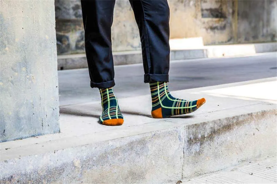 [COSPLACOOL] Мужские носки большого размера полосатые мужские длинные удобные и