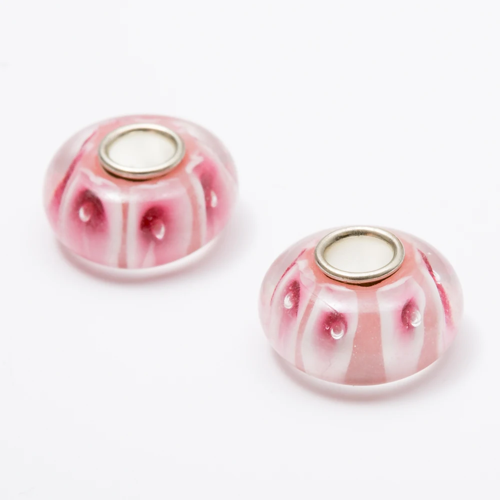 Free shipping 10pcs 8*14 Murano glass beads European charm bead Fit Pandora Charms Bracelets Women Fashion Bead js1454 | Украшения и