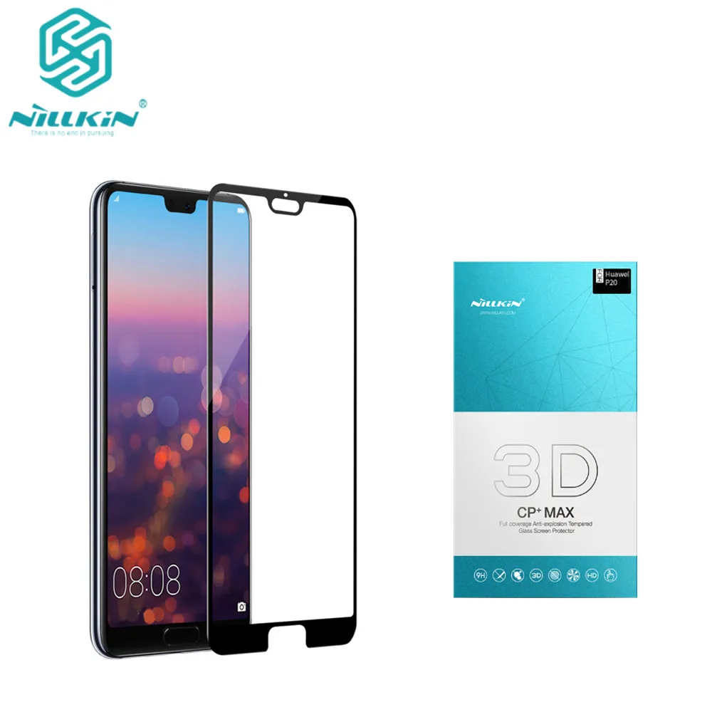 Для huawei P20 Nillkin 3D CP + Max полное покрытие из закаленного стекла для Huaweo pro Защита