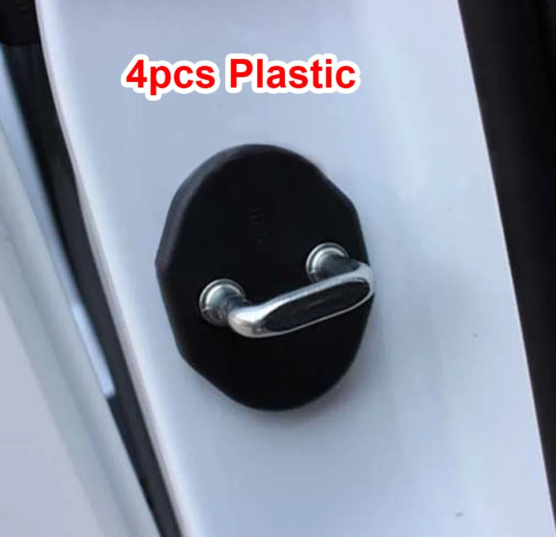 4 шт. для FAW BESTURN X80 2013- дверное крепление Защитная крышка Антикоррозийная декоративная крышка - Название цвета: Plastic