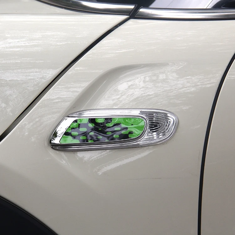 Фирменная Новинка Авто аксессуары для MINI Cooper хэтчбек F55 F56 стороне крышки лампы замены крома(2 шт./компл