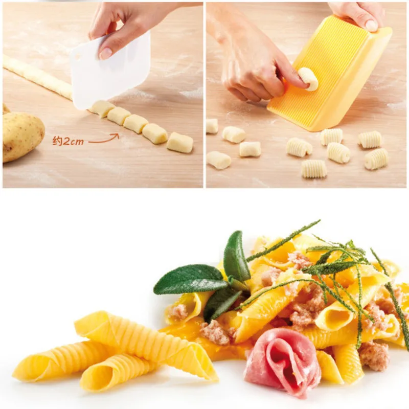 Пластиковые макароны доска спагетти макароны Gnocchi производитель Скалка детские пищевые добавки формы штампы кухонный инструмент