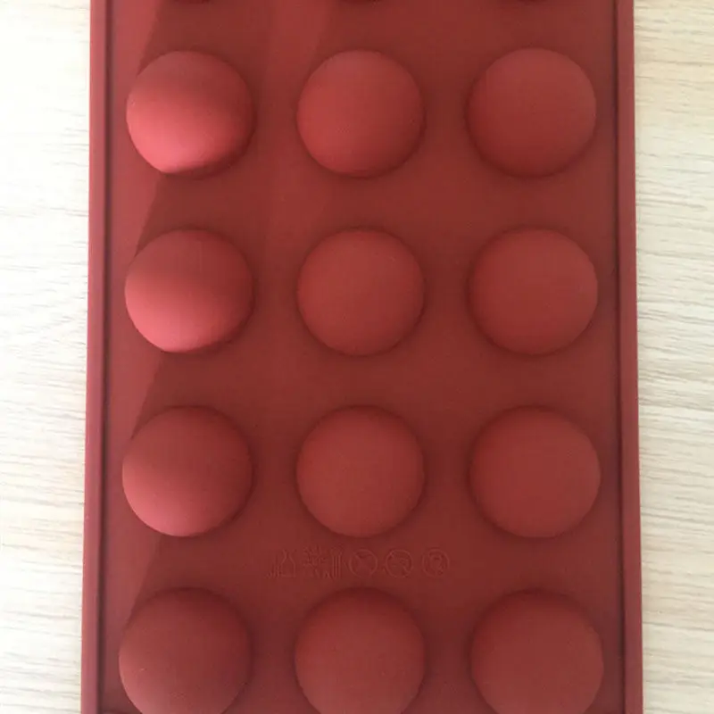 15 половина сферах силиконовые формы анти-скольжения блюдо для печи очень