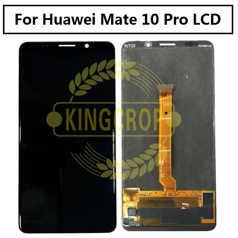 Huawei mate 10 Pro lcd 6,0 дюймов 2160*1080 ЖК-дисплей кодирующий преобразователь сенсорного экрана в сборе AMOLED для huawei mate 10 pro с рамкой