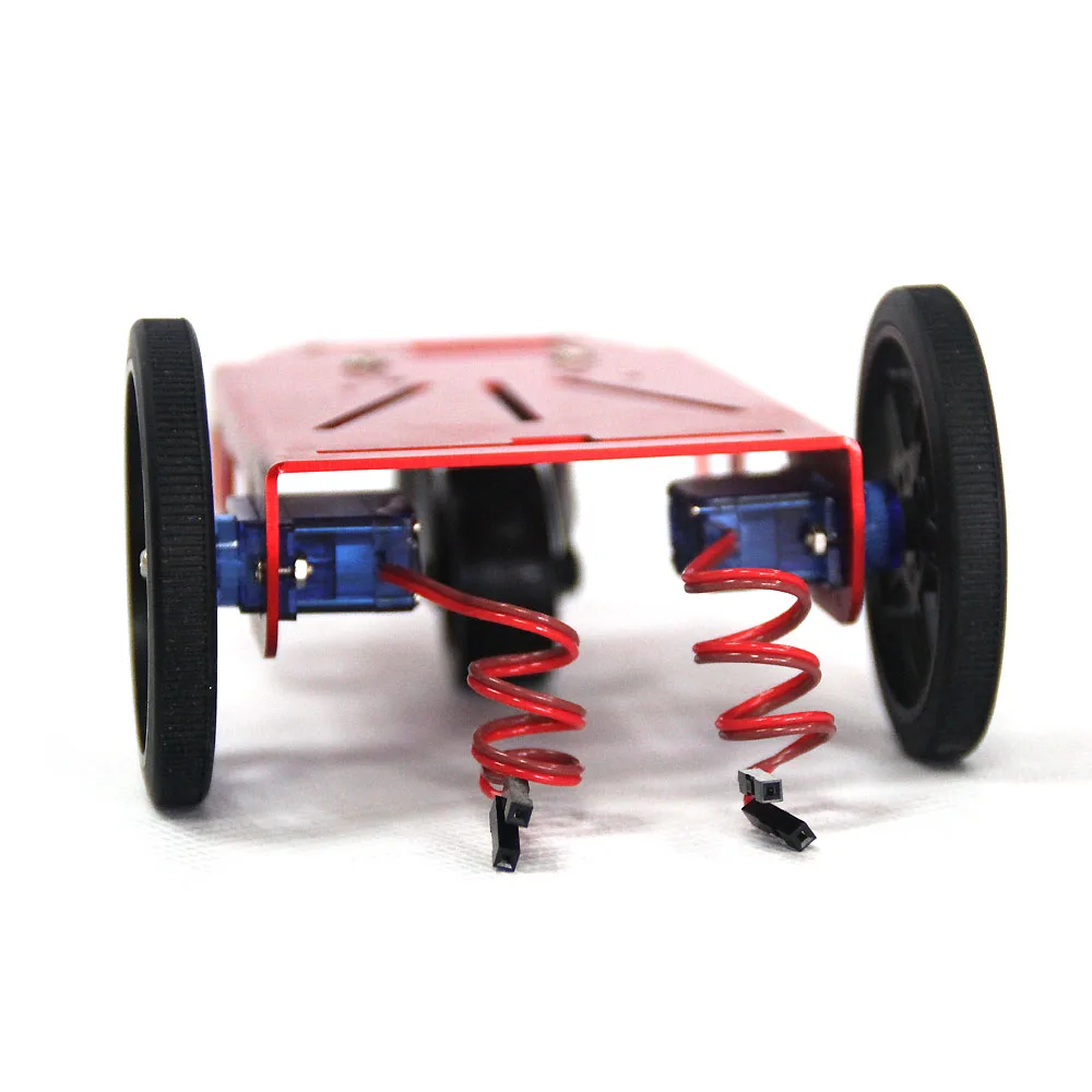 FEETECH 2WD мини 9g servo робот Мобильная платформа комплект FT MC 001 DIY обучающий
