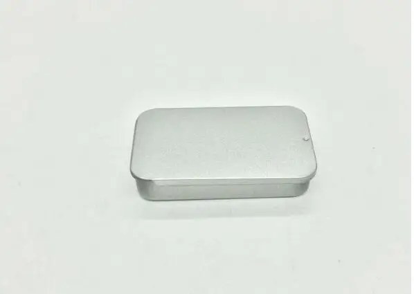 50 шт./лот новинка прямоугольная скользящая крышка 80X50X15mm мини железный ящик для