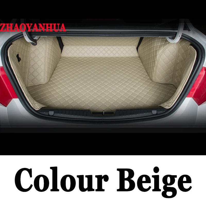 

ZHAOYANHUA Car trunk mats Case for Fiat Viaggio S Freemont bravo Ottimo 5D car-styling heavy duty carpet floor liner