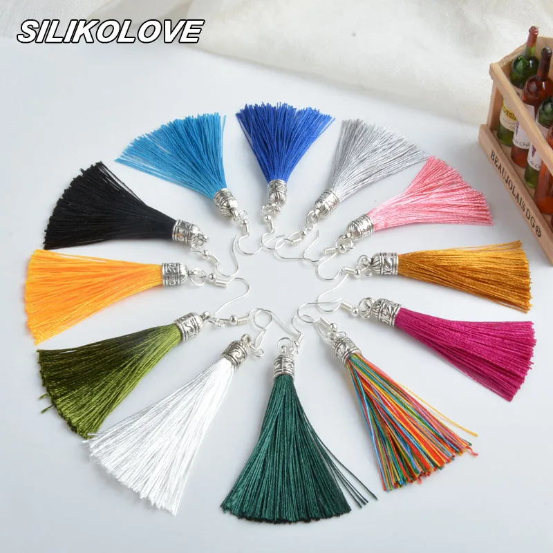 Модные многоцветные этнические богемные Висячие серьги для женщин