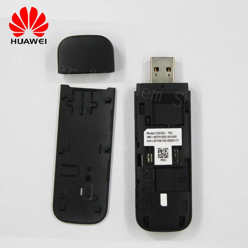 Разблокированный 4G Модем Huawei E3372 E3372s 153 LTE USB адаптер карта данных мобильный