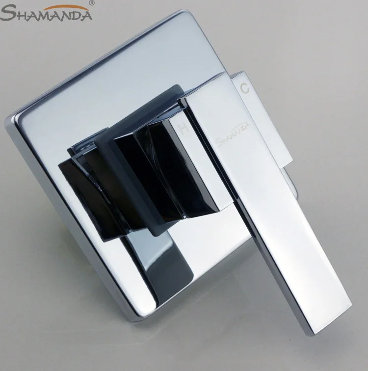 Товары для ванной комнаты настенный смеситель ванны и душа латунный