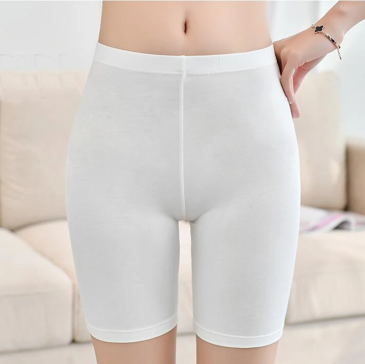 Однотонные короткие леггинсы S-7XL Хлопковые женские новые короткие женские страховые штаны 6XL 5XL 4XL 3XL 2XL XL L
