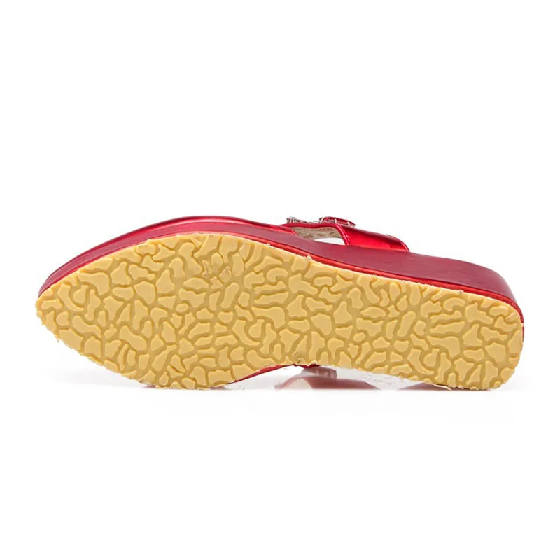 Кристалл Римские сандалии 2019 новые Криперс Платформа Летние босоножки на