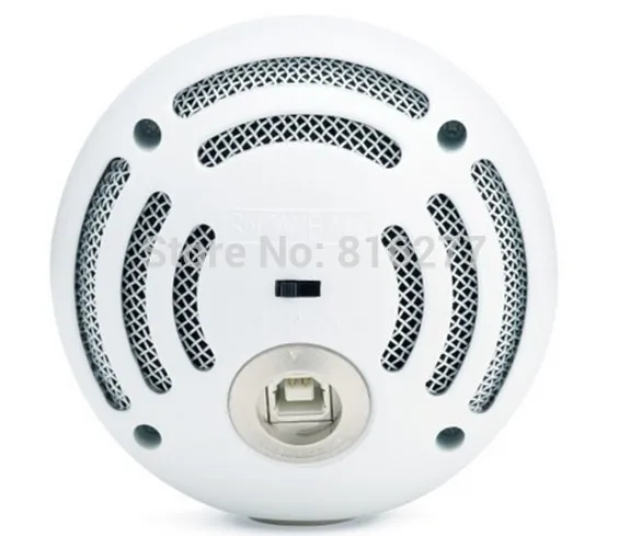 Синий снежный шар USB большой мембранный конденсаторный микрофон