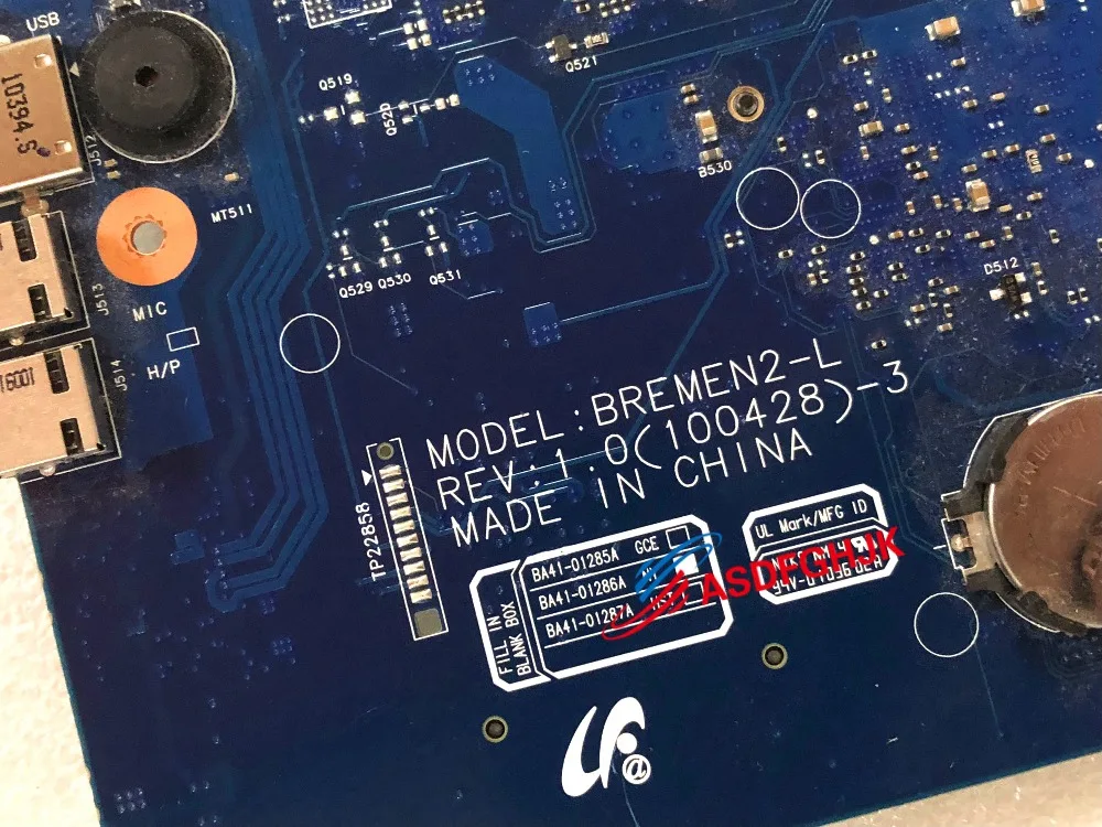 Оригинальная материнская плата для ноутбука samsung R540 R538 R580 материнская плата для ноутбука HM55 BA41-01286A BA92-06623A полностью протестирована