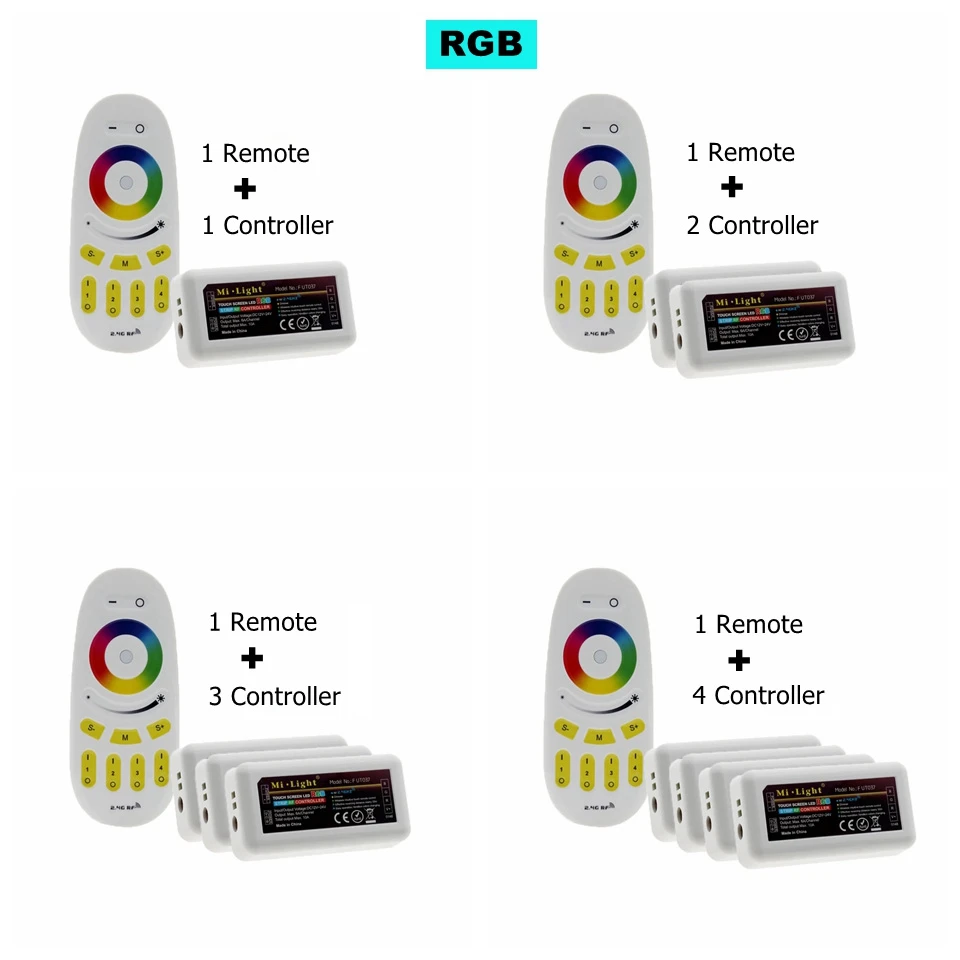 Беспроводной Диммер Mi светильник 2 4G RF Одноцветный CCT RGB RGBW + FUT036 FUT037 FUT038