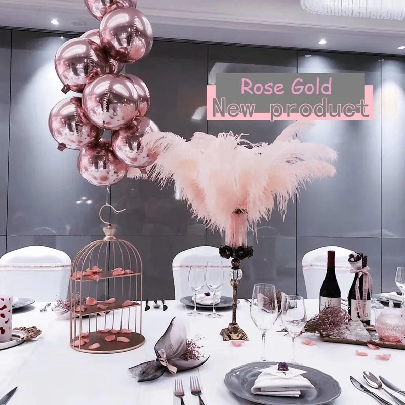 

1pc 32inch Gold Silver 4D Round Foil Balloons Wedding Birthday Party Decoration Helium Inflatable Baloons Globos Balloons Toys