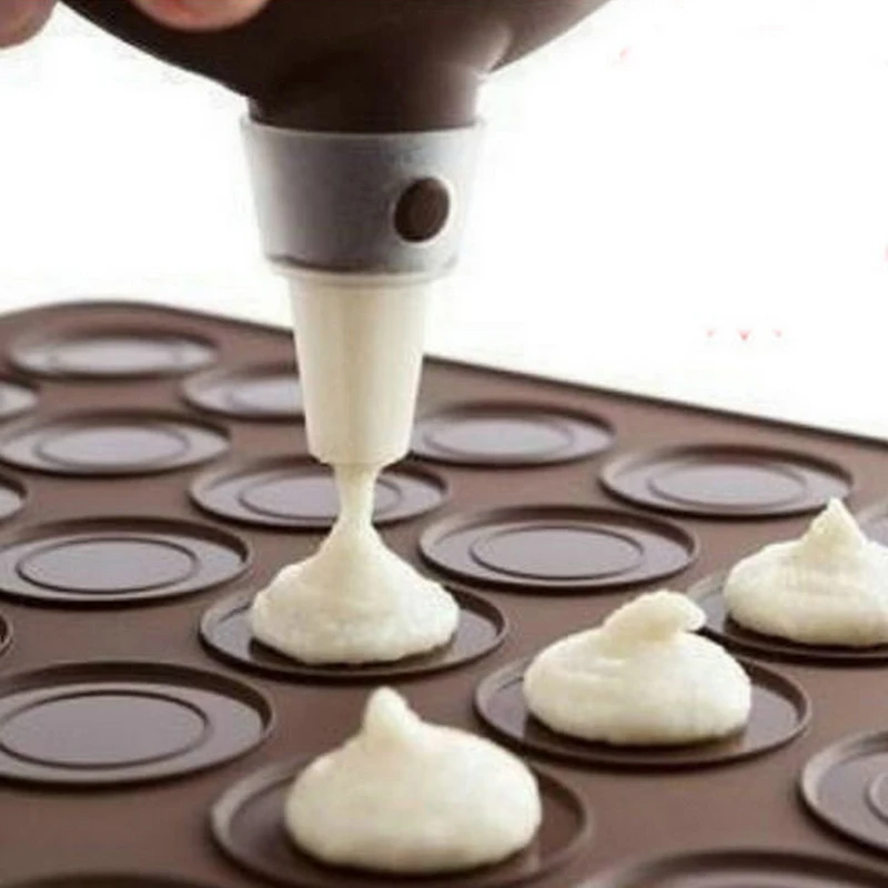 48 отверстий Силиконовые Macarons миндальное печенье кондитера торт cookies Muffin духовки