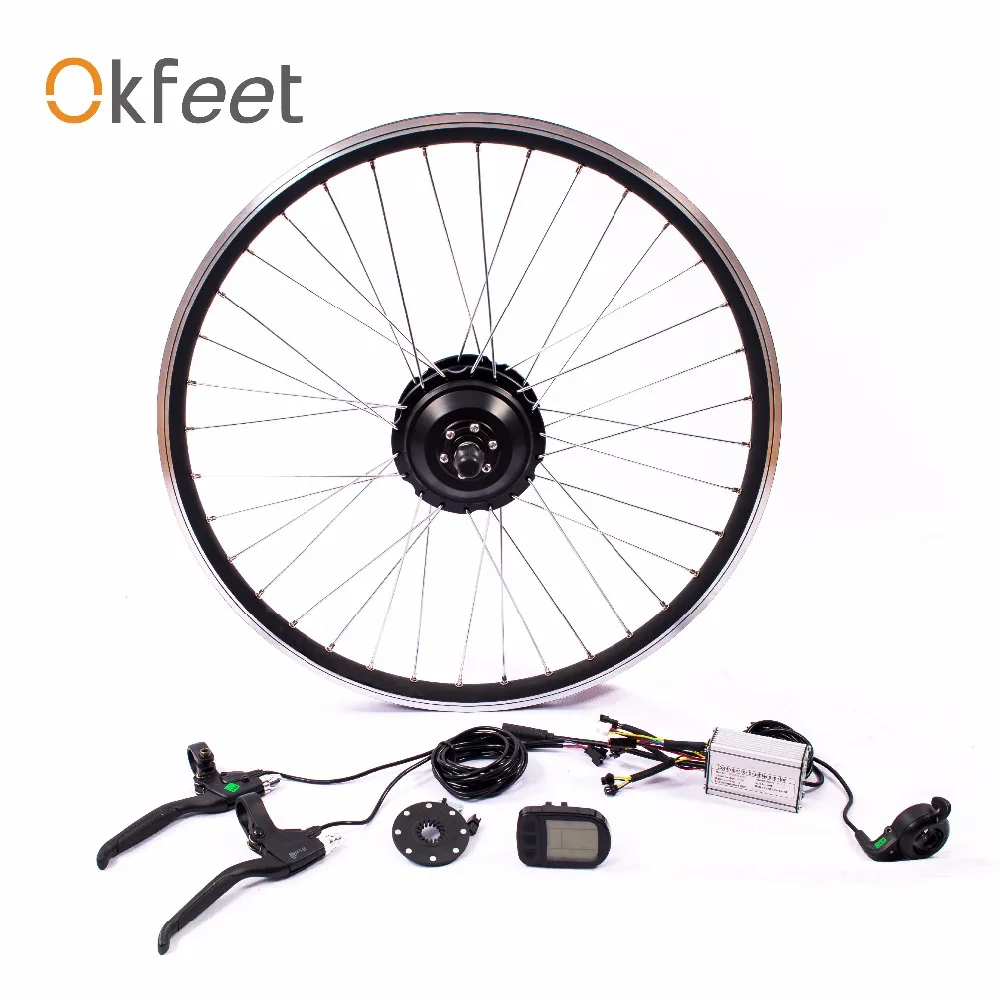 Okfeet 36 В 350 Вт концентратора двигатель колесо для электровелосипеда комплект