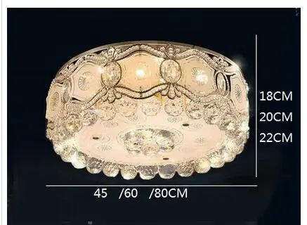 Современный круглый светодиодный потолочный светильник для гостиной в