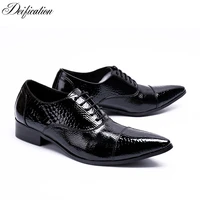 italian deisign mens business leather shoes lace up male formal flats genuine leather men wedding shoes chaussure mariage homme