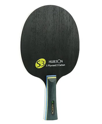 Long Handle Huieson профессиональная тонкая ручка углеродная ракетка для настольного тенниса 7 слойная технология синтетического дерева ракетка для пинг понга S3 - Цвет: Long Handle