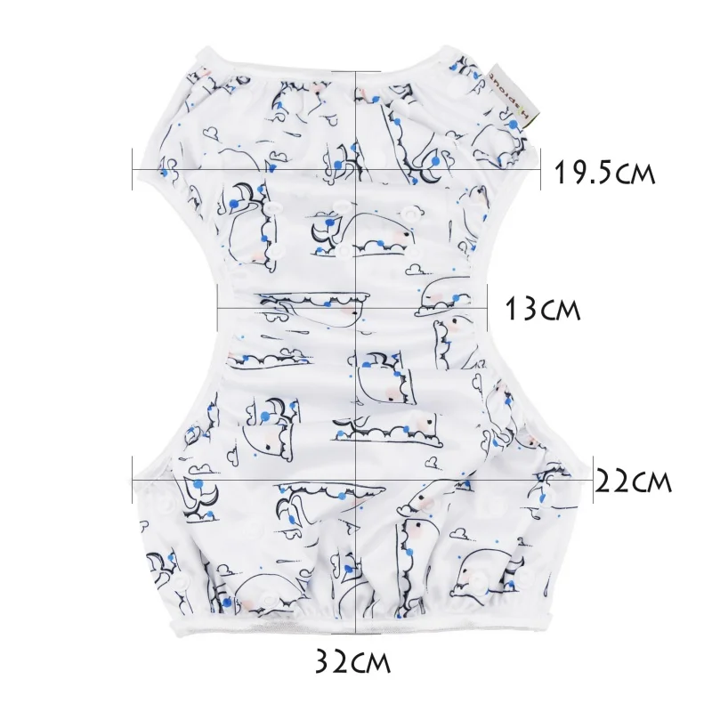 Унисекс один размер водонепроницаемые регулируемые купальные подгузники штаны