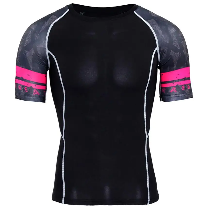

Vogue Nice Men t-shirt Casual Workout Short Sleeved Tops Pullover Top Selling Fit Leggings Blouse Masculinas Manga Curta # CC