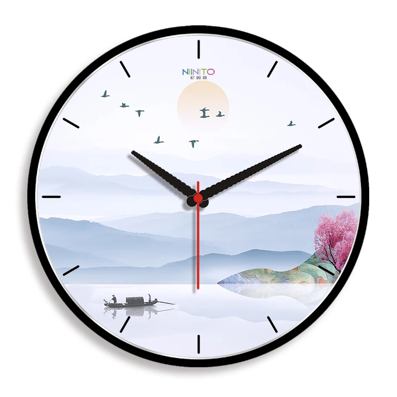 2019 настенные часы деревянные креативные бесшумные с животными для кухни