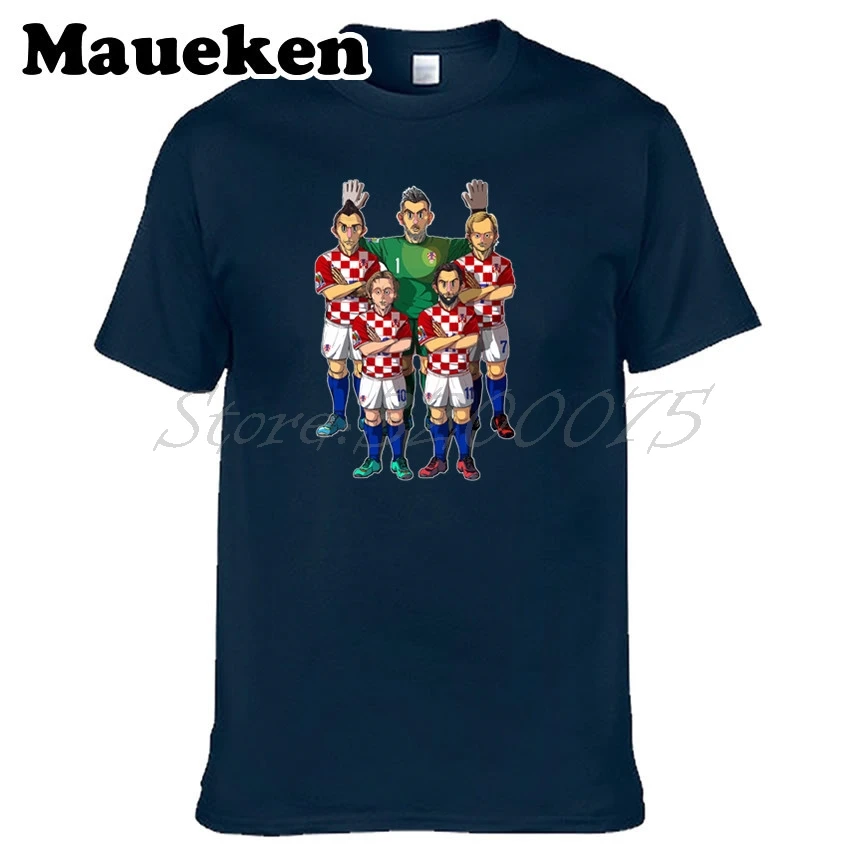 Мужская футболка с принтом из мультфильма легенды Mario Mandzukic Ivan Rakitic Danijel Subasic Darijo Srna