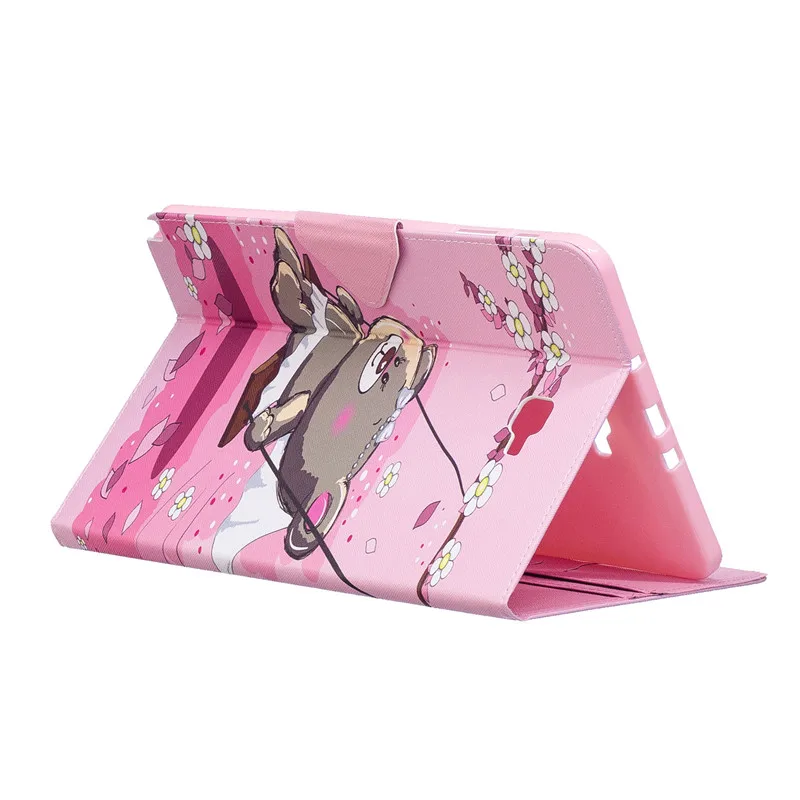 Кожаный чехол Wekays для samsung Tab A6 с мультяшным котом для samsung Galaxy Tab A6 A 6 10,1 SM-P580 P585 чехол для планшета
