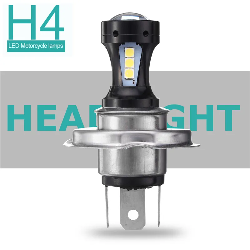 H4 18W Светодиодный светильник для мотоцикла 3030 светодиодный мотоцикла|bulb led|bulb h4