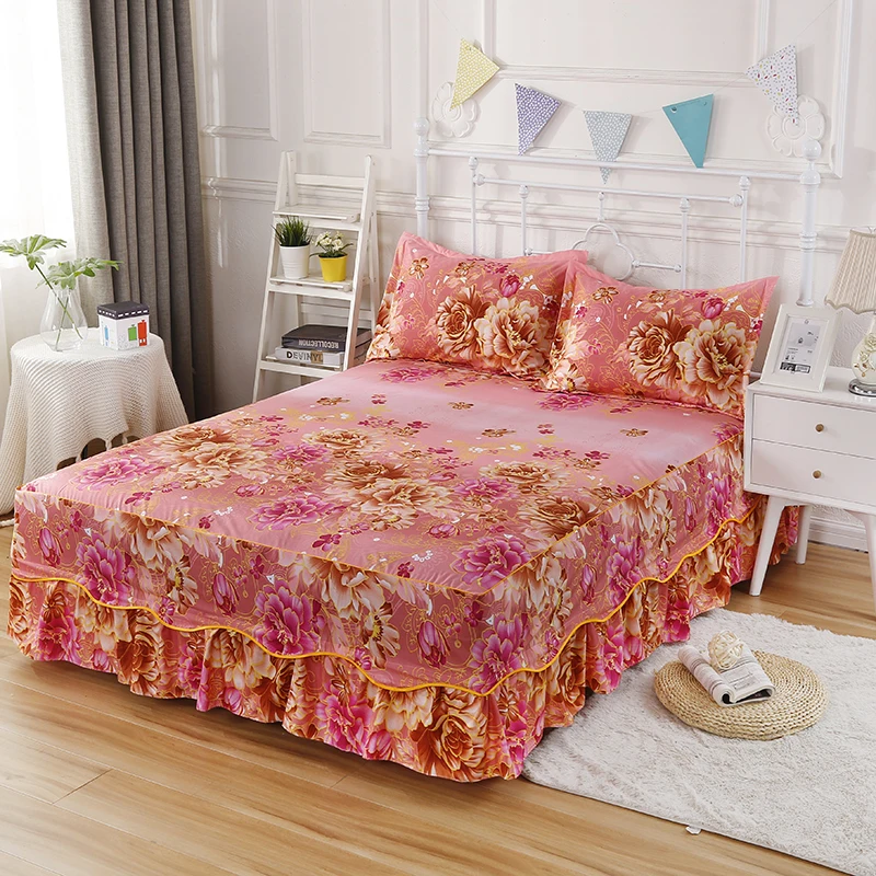 Комплект постельного белья из ультрамягкого полиэстера с принтом фламинго