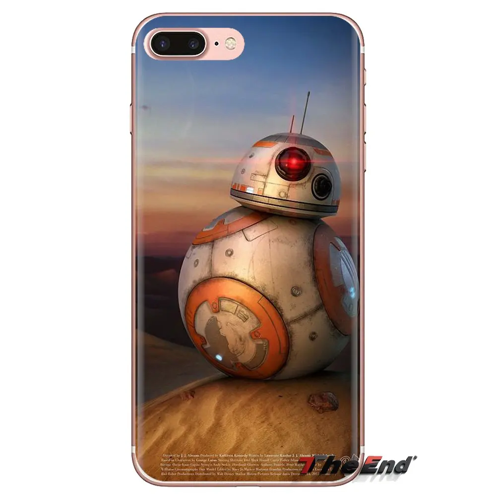 Прозрачный мягкий чехол-BB-8 с изображением Звездных Войн для LG Spirit Motorola Moto X4 E4 E5 G5