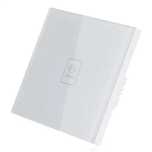 1 gang white Tuya Smart Life RF433 Wifi смарт-коммутатор ЕС Великобритания беспроводной пульт дистанционного управления работает с Alexa IFTTT Google Home мини умные домашние модули - Комплект: 1 gang white